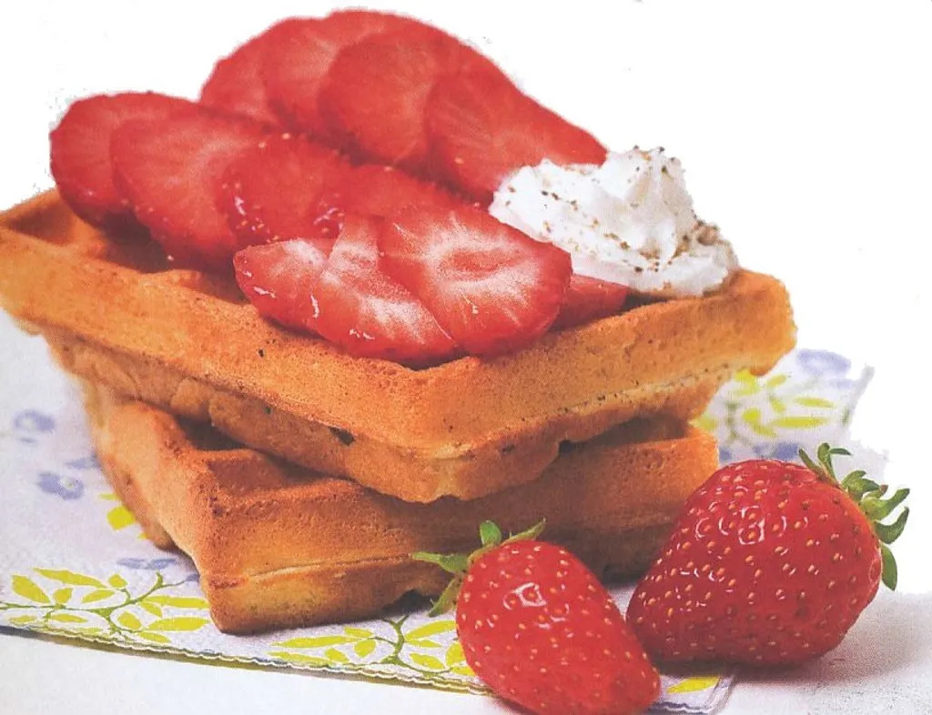 Gaufres Poivre Fraises