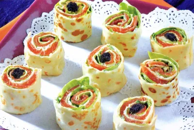 Crêpaki au saumon fumé