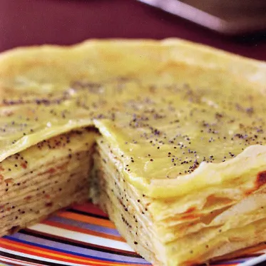 Gâteau de crêpes au citron