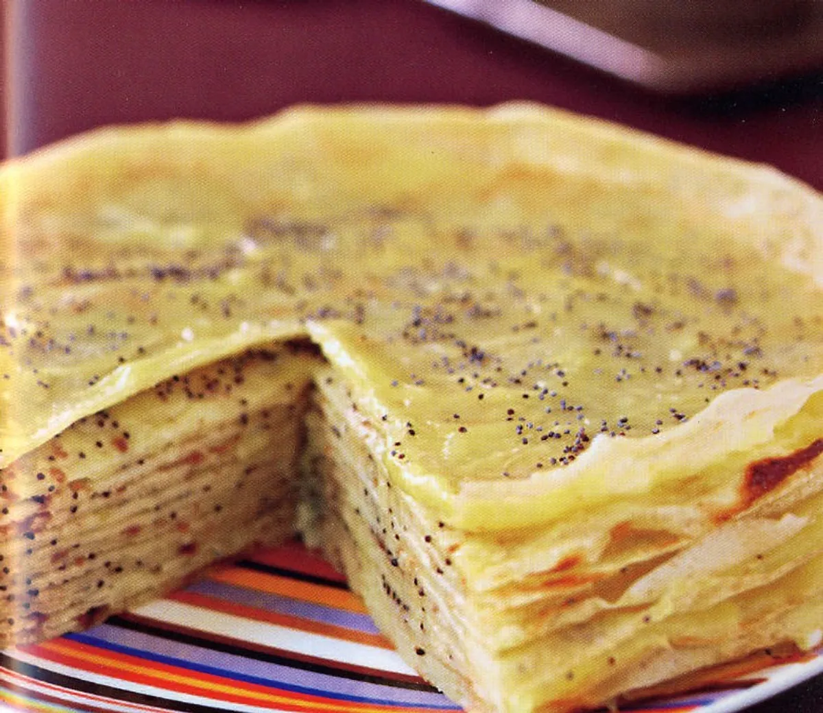 Gâteau de crêpes au citron