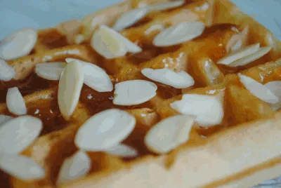 Gaufre aux amandes