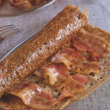 Galette au lard fumé